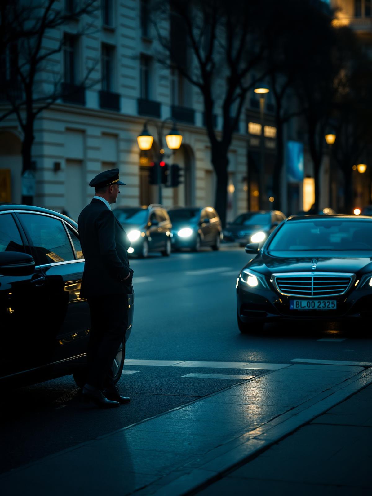 Chauffeur en livrée à Paris